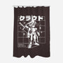 Polygonal Soldier-none polyester shower curtain-estudiofitas