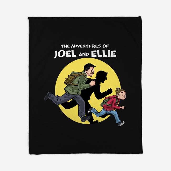 The Adventures Of Joel And Ellie-none fleece blanket-zascanauta