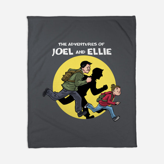 The Adventures Of Joel And Ellie-none fleece blanket-zascanauta
