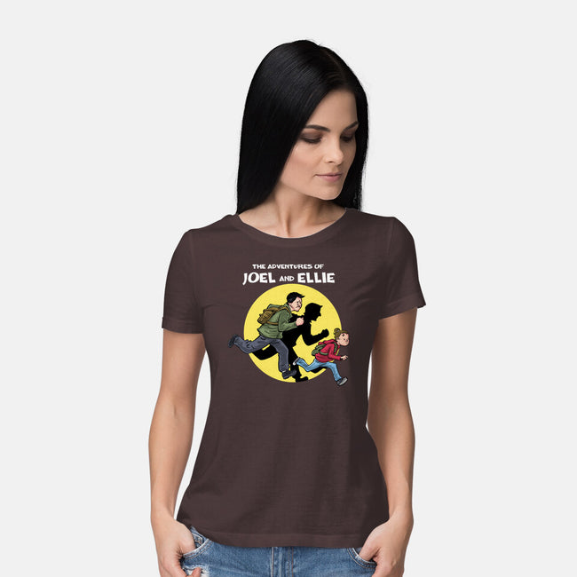 The Adventures Of Joel And Ellie-womens basic tee-zascanauta