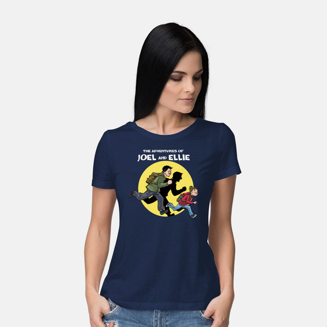 The Adventures Of Joel And Ellie-womens basic tee-zascanauta