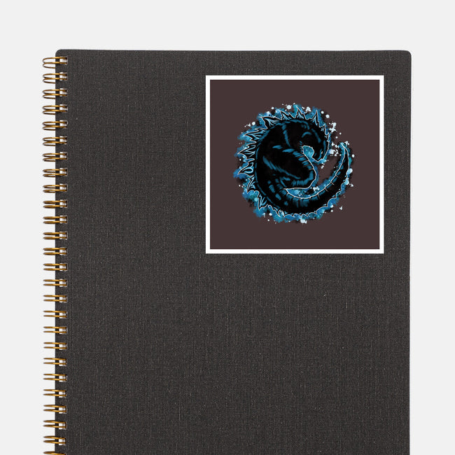 Kaiju Splash-none glossy sticker-nickzzarto
