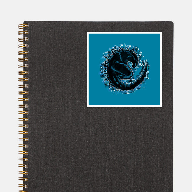 Kaiju Splash-none glossy sticker-nickzzarto