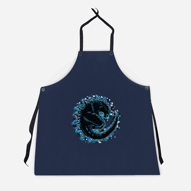 Kaiju Splash-unisex kitchen apron-nickzzarto