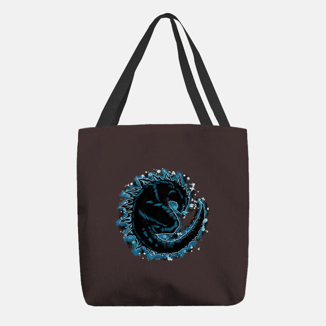 Kaiju Splash-none basic tote bag-nickzzarto