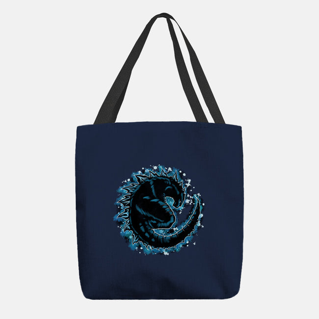Kaiju Splash-none basic tote bag-nickzzarto