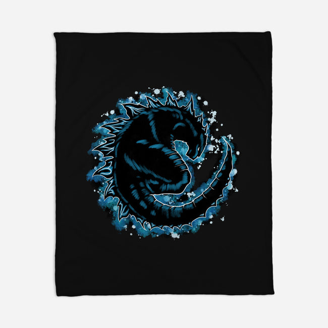 Kaiju Splash-none fleece blanket-nickzzarto