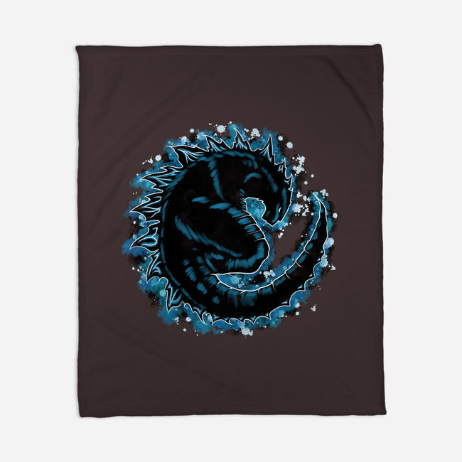 Kaiju Splash-none fleece blanket-nickzzarto