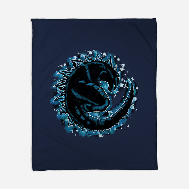 Kaiju Splash-none fleece blanket-nickzzarto