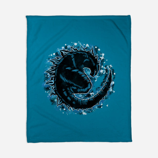 Kaiju Splash-none fleece blanket-nickzzarto