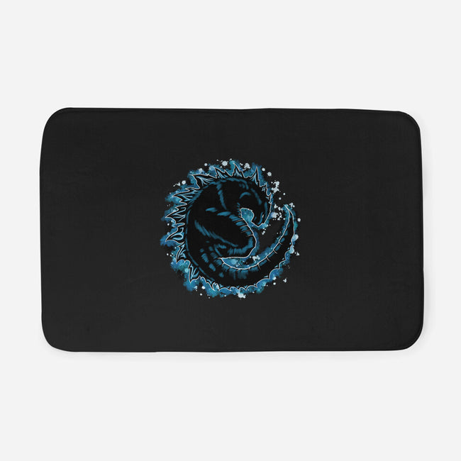 Kaiju Splash-none memory foam bath mat-nickzzarto