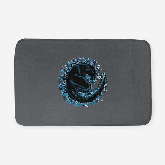 Kaiju Splash-none memory foam bath mat-nickzzarto
