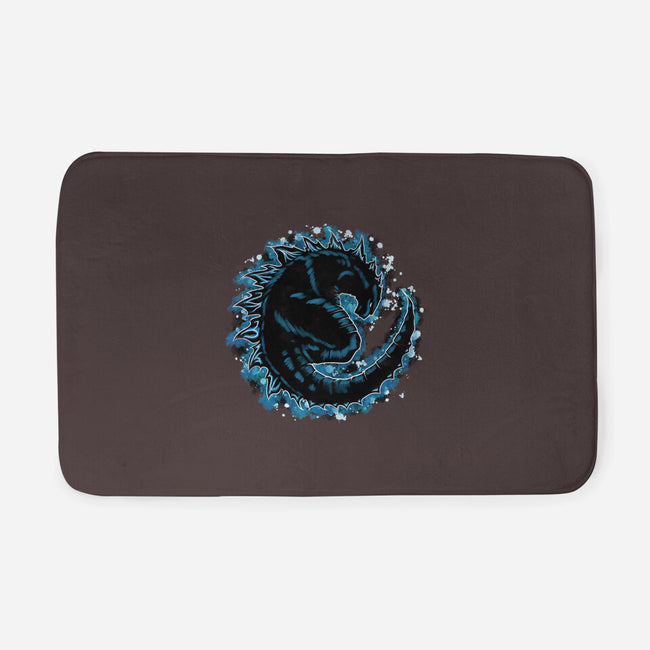 Kaiju Splash-none memory foam bath mat-nickzzarto