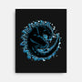 Kaiju Splash-none stretched canvas-nickzzarto
