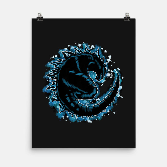 Kaiju Splash-none matte poster-nickzzarto