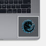 Kaiju Splash-none glossy sticker-nickzzarto