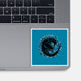 Kaiju Splash-none glossy sticker-nickzzarto