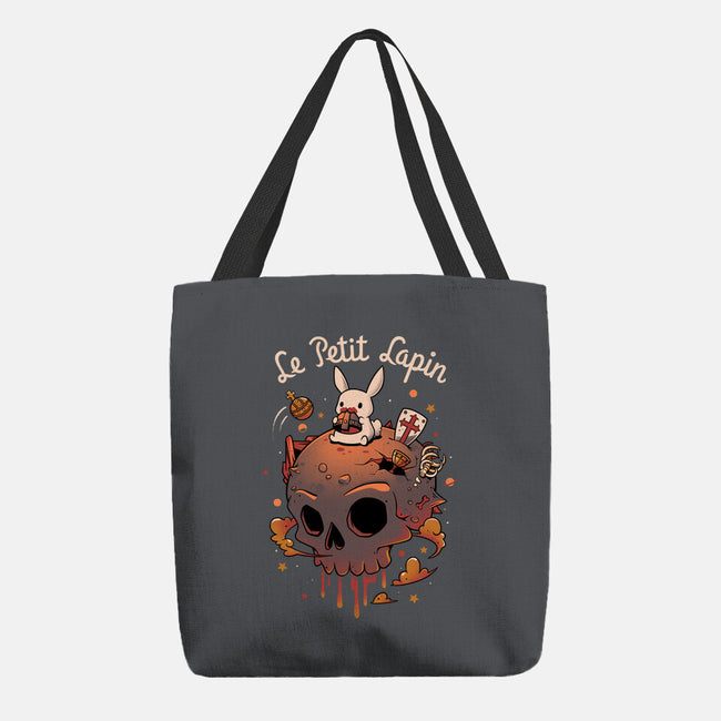 Bloody Rabbit Planet-none basic tote bag-Snouleaf