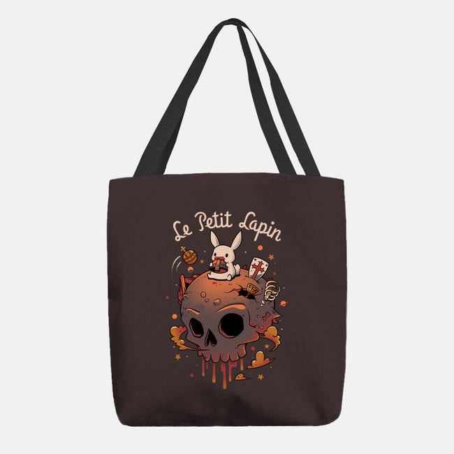 Bloody Rabbit Planet-none basic tote bag-Snouleaf