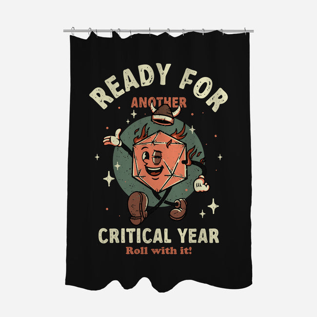 Critical Year-none polyester shower curtain-retrodivision