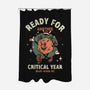 Critical Year-none polyester shower curtain-retrodivision