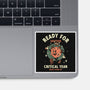 Critical Year-none glossy sticker-retrodivision