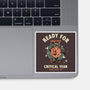 Critical Year-none glossy sticker-retrodivision