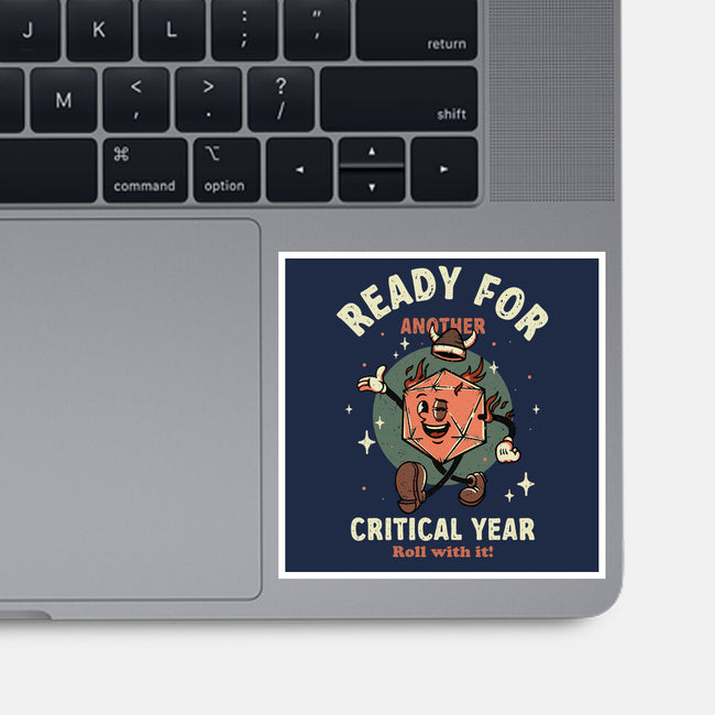 Critical Year-none glossy sticker-retrodivision