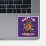 Critical Year-none glossy sticker-retrodivision