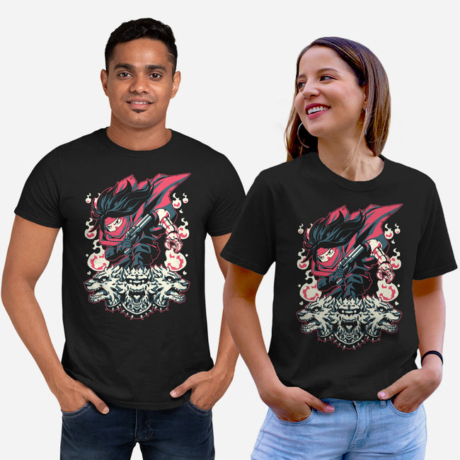 Cerberus-unisex basic tee-1Wing