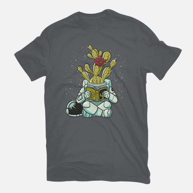 Astronaut Cactus Succulent-womens fitted tee-tobefonseca