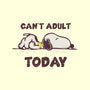 Snoopy Can't Adult-none memory foam bath mat-turborat14