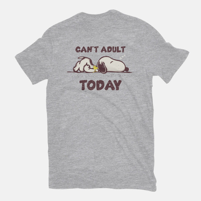 Snoopy Can't Adult-unisex basic tee-turborat14