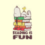 Reading Is Fun With Snoopy-none matte poster-turborat14