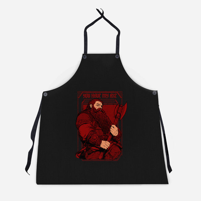 You Have My Axe-unisex kitchen apron-Hafaell