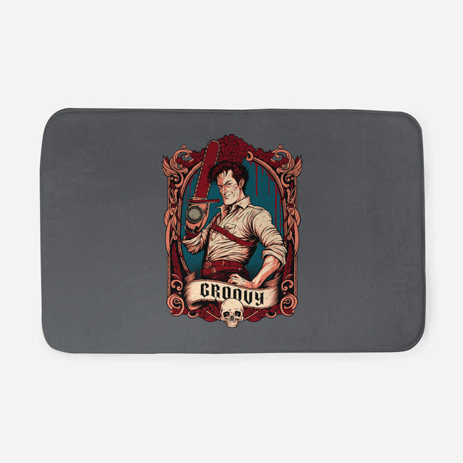 Grooviest Man On Earth-none memory foam bath mat-Hafaell