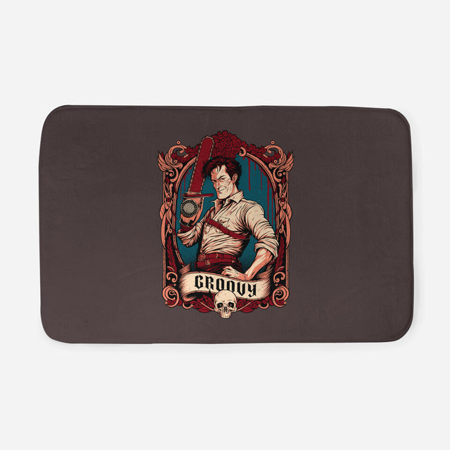 Grooviest Man On Earth-none memory foam bath mat-Hafaell