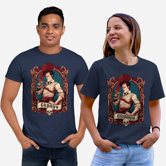 Grooviest Man On Earth-unisex basic tee-Hafaell