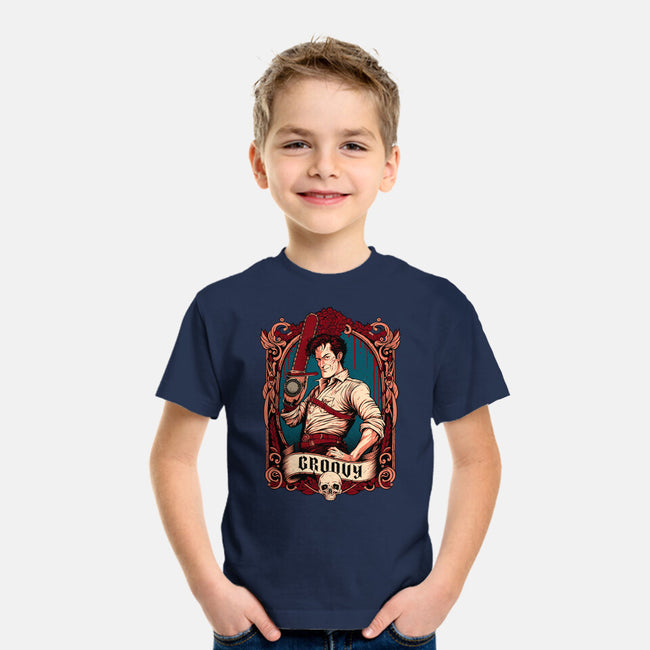 Grooviest Man On Earth-youth basic tee-Hafaell