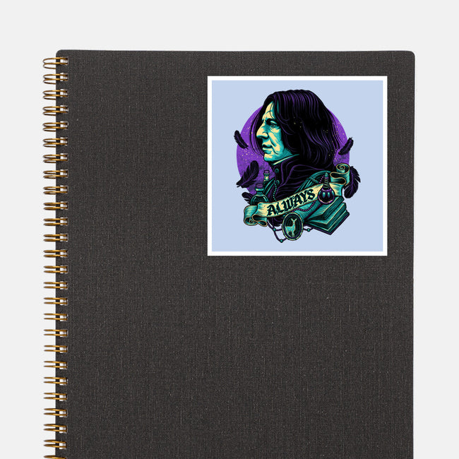 The Potions Professor-none glossy sticker-glitchygorilla
