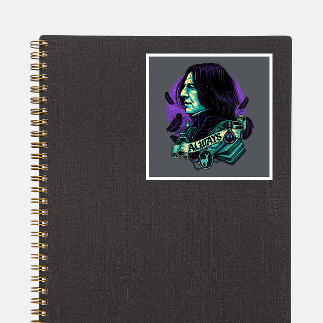 The Potions Professor-none glossy sticker-glitchygorilla
