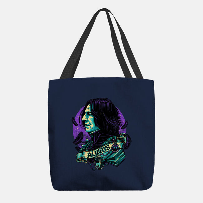 The Potions Professor-none basic tote bag-glitchygorilla