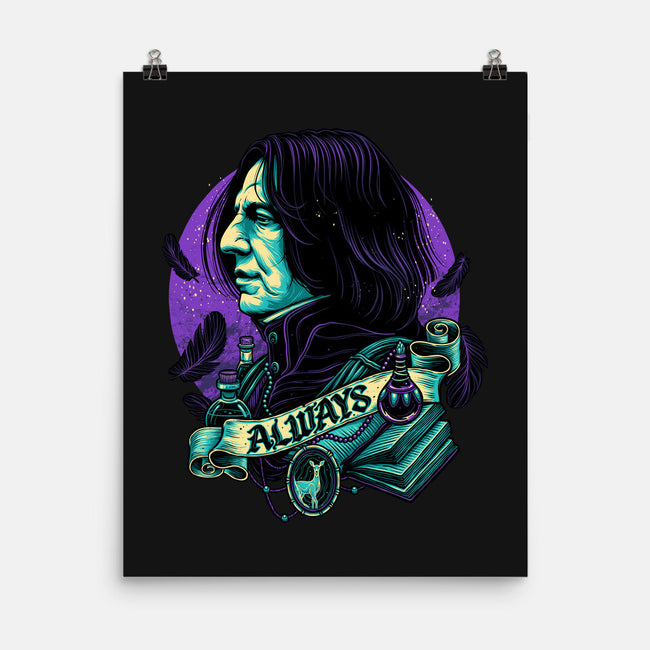 The Potions Professor-none matte poster-glitchygorilla
