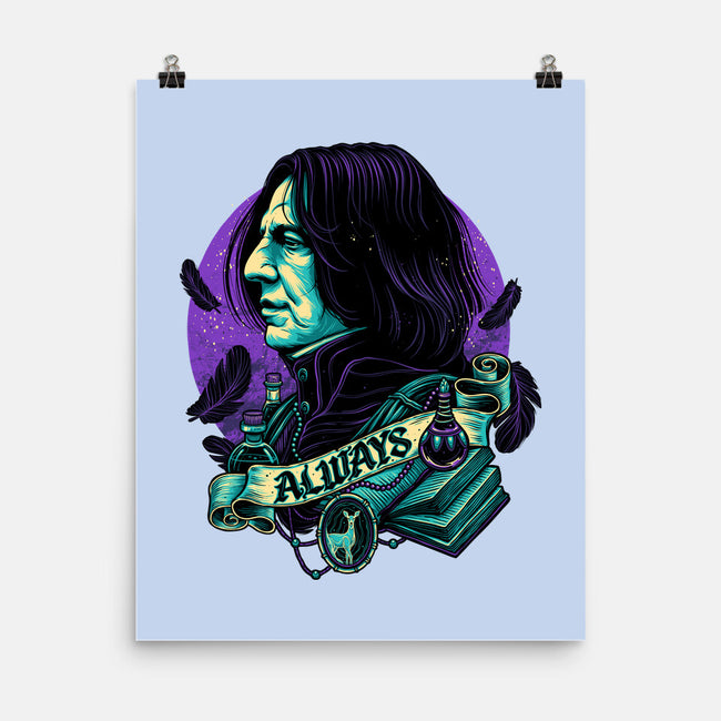 The Potions Professor-none matte poster-glitchygorilla