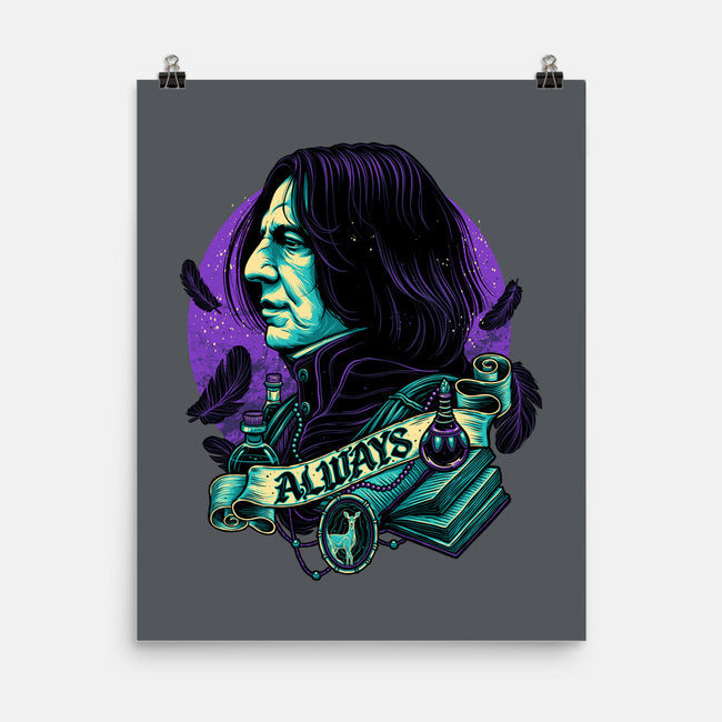 The Potions Professor-none matte poster-glitchygorilla