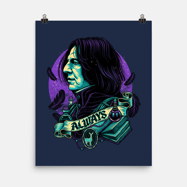 The Potions Professor-none matte poster-glitchygorilla