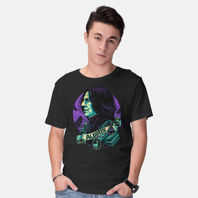 The Potions Professor-mens basic tee-glitchygorilla