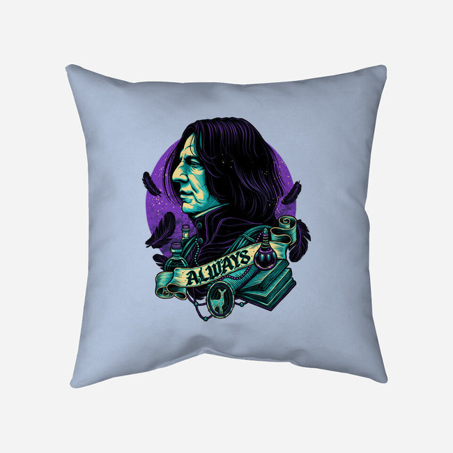 The Potions Professor-none non-removable cover w insert throw pillow-glitchygorilla