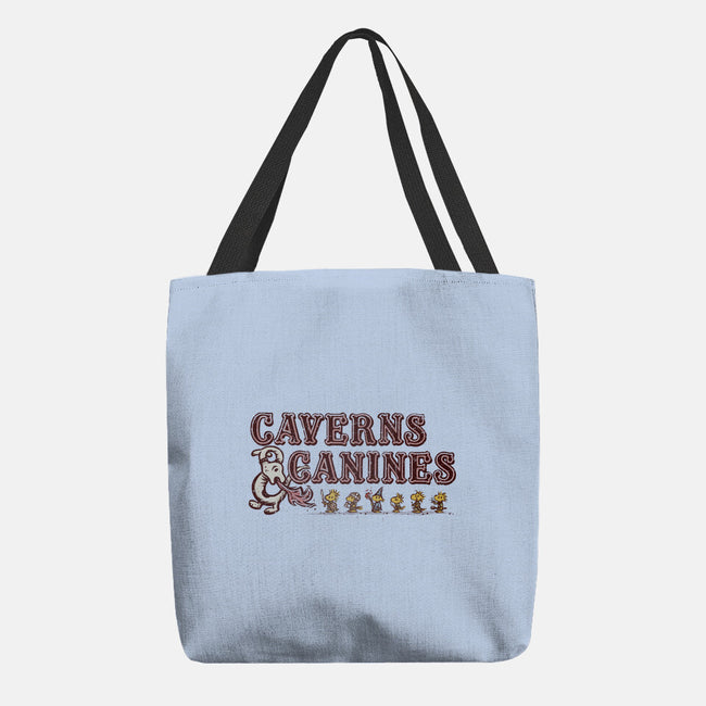 Caverns And Canines-none basic tote bag-kg07