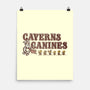 Caverns And Canines-none matte poster-kg07